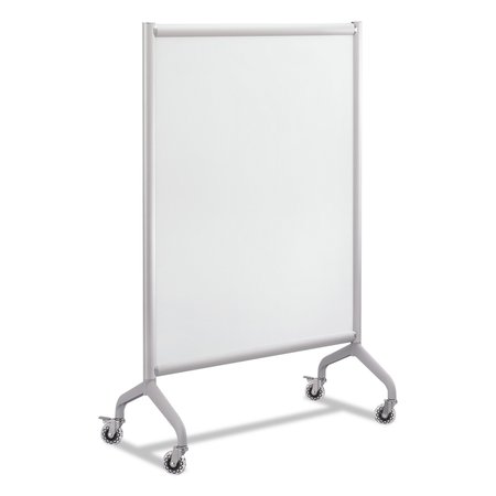 SAFCO Rumba Full Panel Whiteboard Collaboration Screen, 36w x 16d x 54h, White/Gray 2014WBS
